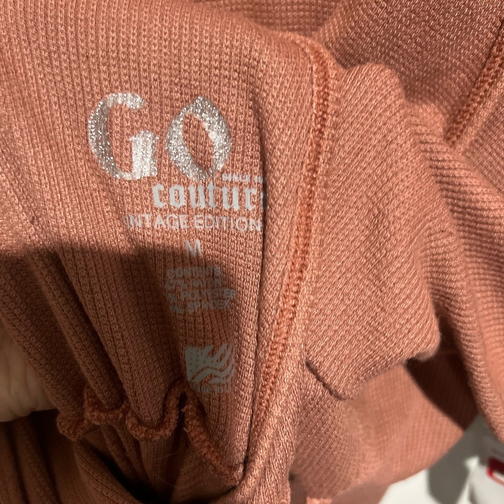 Go Couture Rust Long Sleeve Dress - Picture 3 of 4